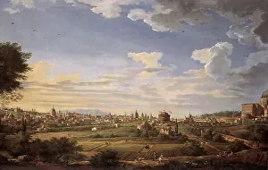 1749: View of Rome from Mount Mario, in the Southeast