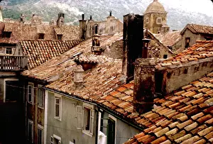 Shade: View across roofs, Yugoslavia