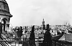 Coeur: View over the rooftops of Paris