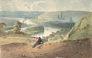 Catherines: View of Rouen from St. Catherine?s Hill, 1821?22