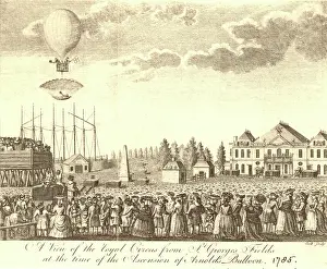 1785: A View of the Royal Circus from St Georges