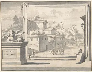 Goeree: View of the Ruins of the Palatine Hill, before