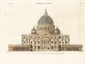 Corsi: View of Saint Peter's Basilica, Rome
