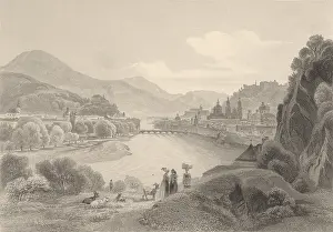 Salzach: View on Salzburg