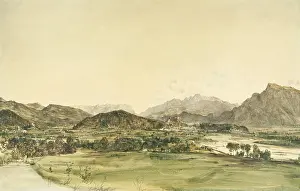 Salzach: View on Salzburg from Maria Plain