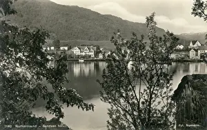 Hordaland: View of the Sandven Hotel, Norheimsund, Norway