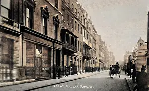 Savile: View of Savile Row, Mayfair, London