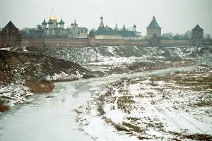 Solovyev: View of Saviour Monastery of St. Euthymius in Suzdal, 1992