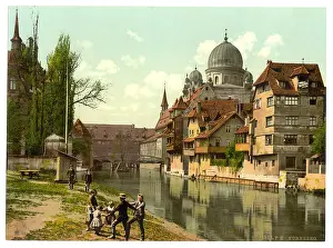 Schutt: View from the Schutt Isle, Nuremberg, Bavaria, Germany