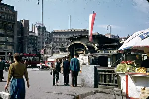 Pears: View of the Schwedenplatz, Vienna, Austria