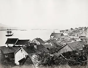 Romsdal: View of the sea at Molde, Romsdal, Norway