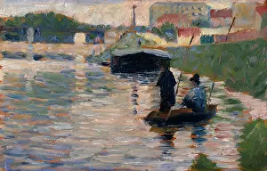 Seurat: View of the Seine, by Georges Seurat