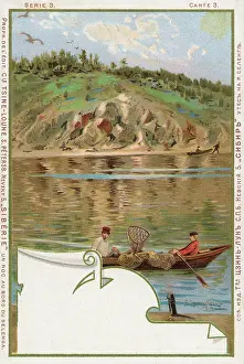 Selenga: View across the Selenga River, Siberia, Russia