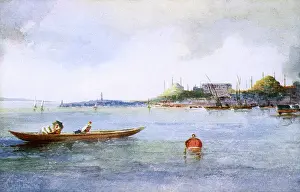Seraglio: View toward Seraglio Point from Bosphorus, Istanbul, Turkey