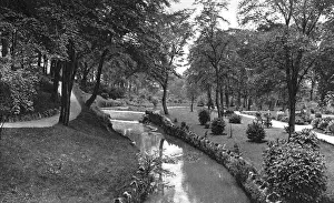 Pathways: View of the Serpentine Walks, Buxton, Derbyshire
