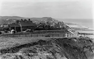 Beeston: View of Sheringham from Beeston Hill