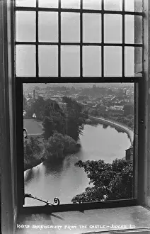 Rooftops: View of Shrewsbury from the Castle