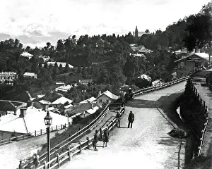 Simla: View of Simla (Shimla), India