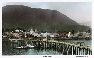 Sitka: View of Sitka, Alaska, USA