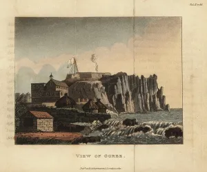 Goree: View of the slave-trade island of Goree, Senegal