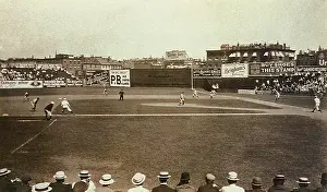 Braves: View of South End Grounds. Boston