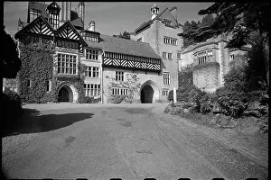 Alterations: A view of the south, or entrance, front of Cragside