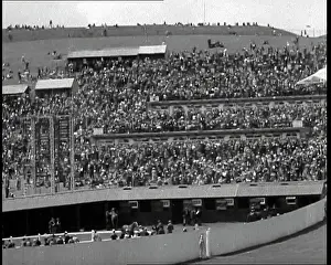 Goodwood: A View of the Spectator Terraces at Goodwood