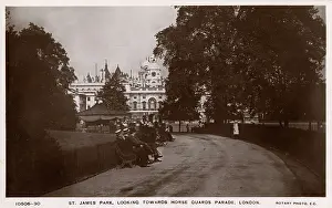 Boaters: View of St James's Park, London