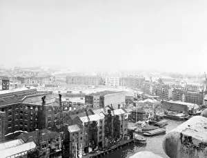 Katherines: The view of St Katherines Dock in the 1950s
