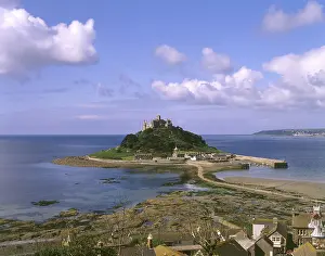 Marazion: View of St Michael's Mount, Cornwall