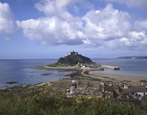 Marazion: View of St Michael's Mount, Cornwall