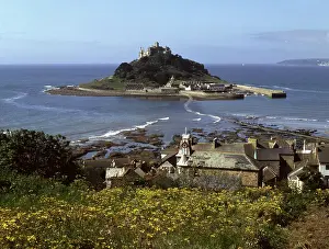 Marazion: View of St Michael's Mount, Cornwall