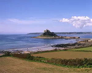 Marazion: View of St Michael's Mount, Cornwall