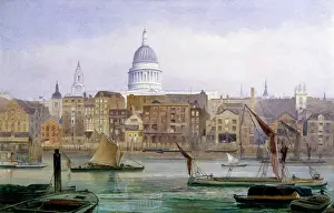 Blackfriars: View of St Pauls from across the Thames