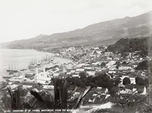 Martinique: View of St. Pierre, Martinique, West Indies