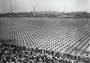 Sokol: View of the stadion during the gymnastics