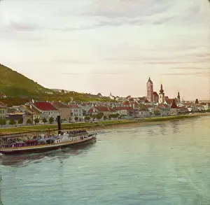 Donau: View of Stein an der Donau