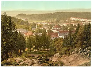 Marienbad: View from Steinbruch, Marienbad, Bohemia, Austro-Hungary