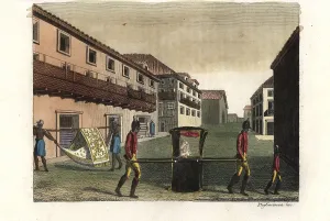 Colonials: View of the streets of Rio de Janeiro, Brazil