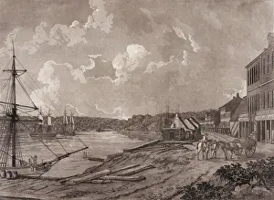 Georgetown: View of the suburbs of the city of Washington