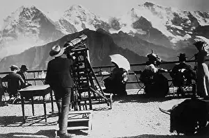 Splendour: View of the Swiss Alps