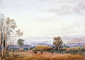 Kloof: View of Table Bay from Kloof Nek