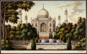 Islamite: View of Taj Mahal