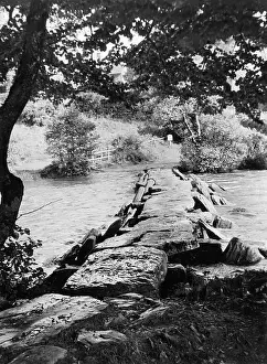 Clapper: View across Tarr Steps, Exmoor, Somerset