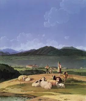 Tegernsee: View over the Tegernsee