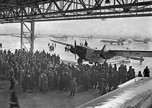 Junkers: View of the Tempelhof airfield, 1927