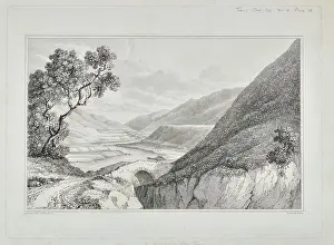 Macculloch: View of the Terraces at the top of Glen Roy
