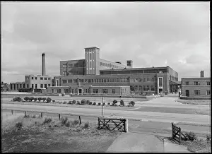 Ormskirk: View of the textile factory from the west
