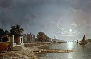 Blackfriars: A View of the Thames at Blackfriars Bridge