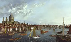 Lady Annunziata Asquith Collection (mep): A View of the Thames, by William James